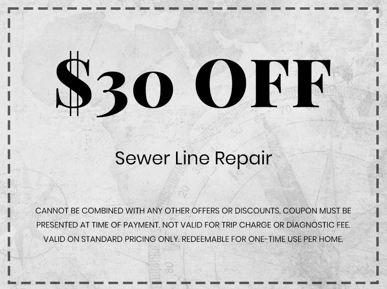 Discounts on Sewer Line Repair