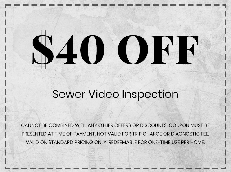 Discounts on Sewer Video Inspection